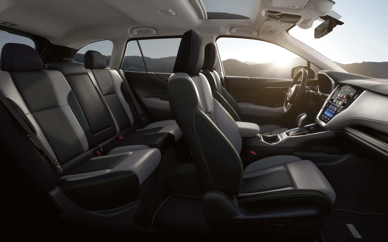 2022 Subaru Outback Onyx Edition XT with Gray StarTex Urethane interior.